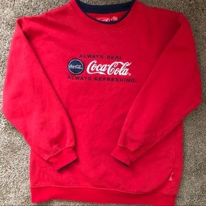 (SOLD ON DEPOP) Vintage Coca cola Sweatshirt 🔥